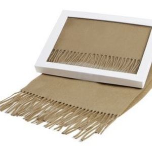 Camel Mongolian 60% Cashmere 40% Lambswool Scarf